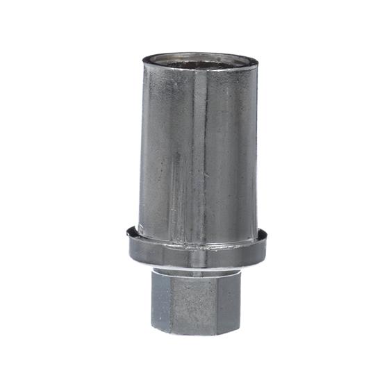 Picture of 1" Round Nickel Plated Zinc Die Cast Adjustable Hex Foot Insert