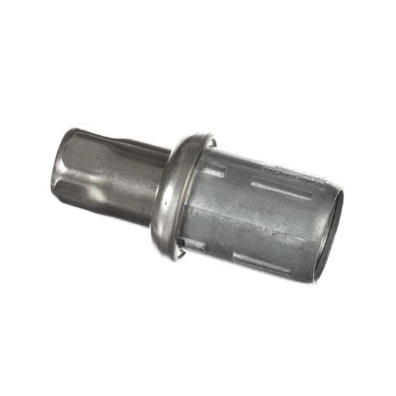 Picture of 1-1/2" Round Stainless Steel Clad Zinc Die Cast Adjustable Hex Foot Insert