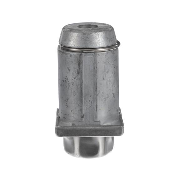Picture of 2" Square Stainless Steel Clad Zinc Die Cast Adjustable Hex Foot Insert