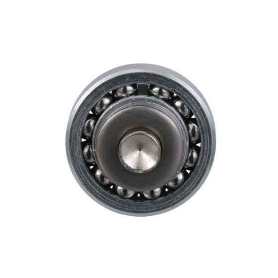 Picture of 7/8" OD Steel Flat Ball Bearing Roller with 1/2" L Rivet Stud