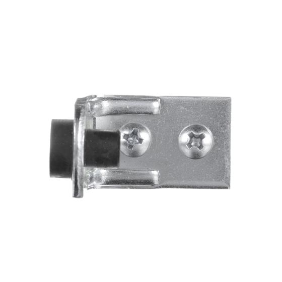 Picture of Zinc Plated Steel Floor Mount Door Stop with Solid Rubber Bumper