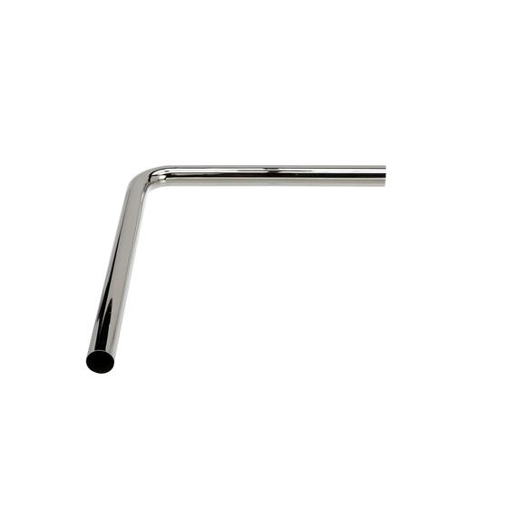 Picture of Encore® Overflow Elbow, 14" x 18", 1-1/4" OD Tubing, Formed One Piece, Chrome Plated Brass