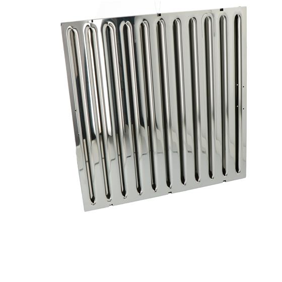 FLAME GARD-Baffle filter, S/S 495x495x20 mm (Bauart B) - CHG Europe B.V ...