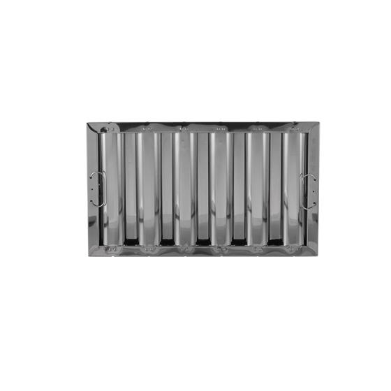 Picture of Type VI 12" H x 20" W x 1-3/4" D Stainless Steel Baffle Grease Filter