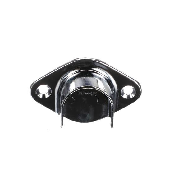 Picture of Chrome Plated Die Cast Oblong Base End Flange for 1" OD Tubing