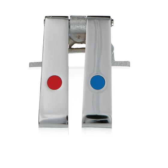 Picture of Encore® Knee Valve with Dual Pedals and Rough Chrome Valve Body