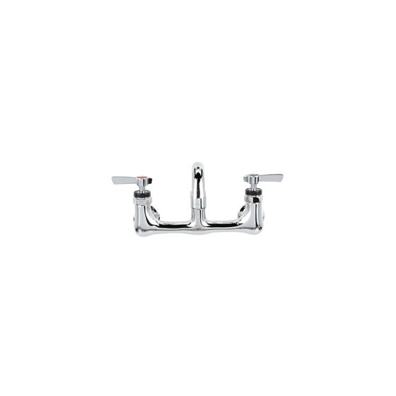 Picture of Encore® 8" OC. Brass Chrome Plated Wall Mount Faucet with 12" Swivel Spout