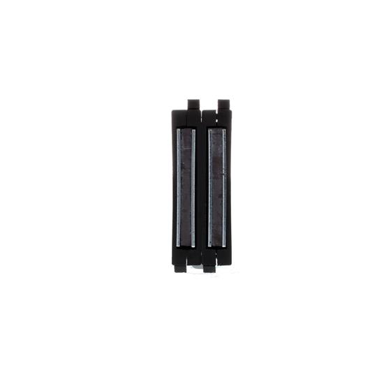 Picture of Black Polypropylene Snap-In Magnetic Cabinet Catch - Double Magnet