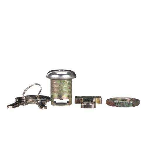 Picture of Stainless Steel Faced Metal Desk T-Bolt Drawer Lock