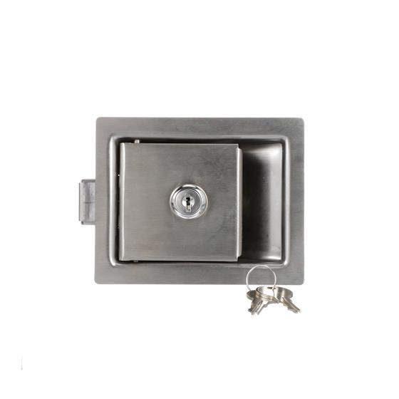 Picture of 5" L x 4" W x 1-29/32" H Stainless Steel Paddle Latch with Lock