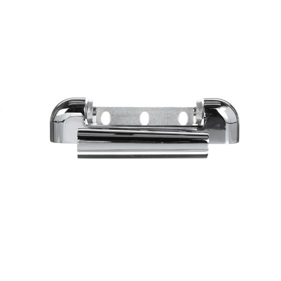 Picture of 1-1/8" Offset 5-3/4" L Chrome Plated Die Cast Non-Rise Adjustable Edgemount Hinge