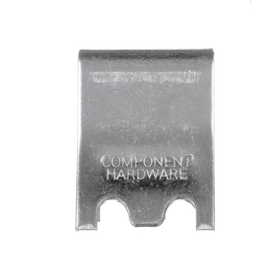 Picture of 7/8" W Stainless Steel Snap-In Shelf Support Clip With 7/16" H Tab