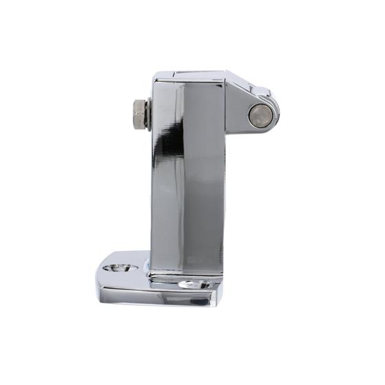 Picture of 3/4" To 1-5/8" Polished Chrome Adustable Strike For W19 Series Walk-In Cooler Door Safety Latch