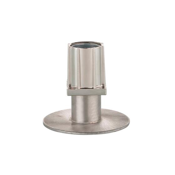 Picture of Insert foot, 40mm square, with nickel plated, S/S flanged ad.