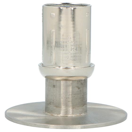 Picture of Insert foot, 40mm round, nickel plated with S/S flanged (90mm) adj.