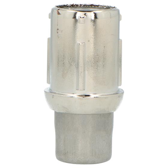 Picture of Insert foot, 40mm round, S/S, hexagon adjuster, nickel plat.