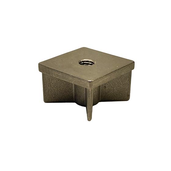 Picture of End cap, 40 mm sq. tube w/ M10inner thread, S/S (316ti)