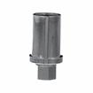 Picture of 1" Round Nickel Plated Zinc Die Cast Adjustable Hex Foot Insert