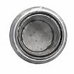 Picture of 1-1/2" Round Natural Finish Zinc Die Cast Adjustable Hex Foot Insert