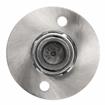Picture of 1-5/8" Round Stainless Steel Clad Zinc Die Cast Adjustable Flanged Foot Insert With Mounting Holes