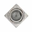 Picture of 1-1/4" Square Natural Finish Zinc Die Cast Adjustable Hex Foot Insert