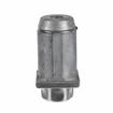 Picture of 2" Square Stainless Steel Clad Zinc Die Cast Adjustable Hex Foot Insert