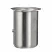 Picture of 1-5/8" x 3-1/4" H Stainless Steel Leg Socket With Flanged Top