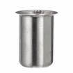 Picture of 1-5/8" x 3-1/4" H Stainless Steel Leg Socket With Flanged Top