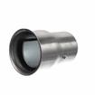 Picture of 1-5/8" x 3-1/2" H Stainless Steel Leg Socket With FlangedTop And Flared Body