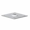 Picture of 3-1/2" x 3-1/2" Zinc Plated Steel Removable Mounting Plate With 1/2-13 Tapped Center Hole