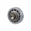 Picture of 7/8" OD Steel Flat Ball Bearing Roller with 1/2" L Rivet Stud