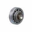 Picture of 7/8" OD Steel Flat Ball Bearing Roller with 1/2" L Rivet Stud