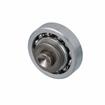 Picture of 7/8" OD Steel Flat Ball Bearing Roller with 1/2" L Rivet Stud