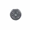 Picture of 1" Steel Flat Ball Bearing Roller with 1/2" L Rivet Stud