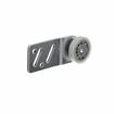 Picture of Zinc Plated Steel Rear Door Sheave with Nylon/Steel Ball Bearing Roller
