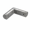 Picture of 3-1/2" L x 1" W x 7/8" H Gray Rubber Corner Bumper With Square Ends