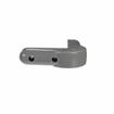 Picture of 4-3/8" L x 1-1/16" W x 1-1/4" H Gray PVC Corner Bumper With Rounded Ends And Corner