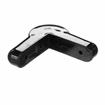 Picture of 4-3/8" L x 1-1/16" W x 1-1/4" H Black PVC Corner Bumper With Rounded Ends And Corner