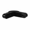 Picture of 4-3/8" L x 1-1/16" W x 1-1/4" H Black PVC Corner Bumper With Rounded Ends And Corner
