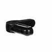 Picture of 4-3/8" L x 1-1/16" W x 1-1/4" H Black PVC Corner Bumper With Rounded Ends And Corner