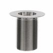 Picture of Encore® Nickel Plated Brass Sink Drain 3" L, 2" Dia Sink Opening, 3" Face Flange, 1-1/2" NPT