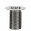 Picture of Encore® Nickel Plated Brass Sink Drain 3" L, 2" Dia Sink Opening, 3" Face Flange, 1-1/2" NPT