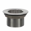 Picture of Encore® Nickel Plated Brass Sink Drain 2" L, 2-1/2" Dia. Sink Opening, 3-1/2" Face Flange, Includes: Locknut & Washer, 2" NPT