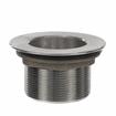 Picture of Encore® Nickel Plated Brass Sink Drain 2" L, 2-1/2" Dia. Sink Opening, 3-1/2" Face Flange, Includes: Locknut & Washer, 2" NPT