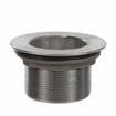 Picture of Encore® Nickel Plated Brass Sink Drain 2" L, 2-1/2" Dia. Sink Opening, 3-1/2" Face Flange, Includes: Locknut & Washer, 2" NPT