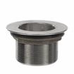 Picture of Encore® Nickel Plated Brass Sink Drain 2" L, 2-1/2" Dia. Sink Opening, 3-1/2" Face Flange, Includes: Locknut & Washer, 2" NPT