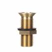 Picture of Encore® Nickel Plated Brass Sink Drain 2" L, 15/16" Dia. Sink Opening, 1-1/4" Face Flange, Includes: Locknut & Washer, 1/2" NPT
