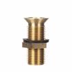 Picture of Encore® Nickel Plated Brass Sink Drain 3-1/2" L, 15/16" Dia. Sink Opening, 1-1/4" Face Flange, Includes: Locknut & Washer, 1/2" NPT