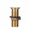 Picture of Encore® Nickel Plated Brass Sink Drain 3-1/2" L, 15/16" Dia. Sink Opening, 1-1/4" Face Flange, Includes: Locknut & Washer, 1/2" NPT