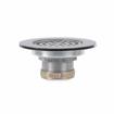 Picture of Encore® Drain Strainer, Flat, 3-1/2 to 4" Sink Opening, Stainless Steel, Includes: Locknut, Washer & Coupling Nut, 1-1/2" NPT